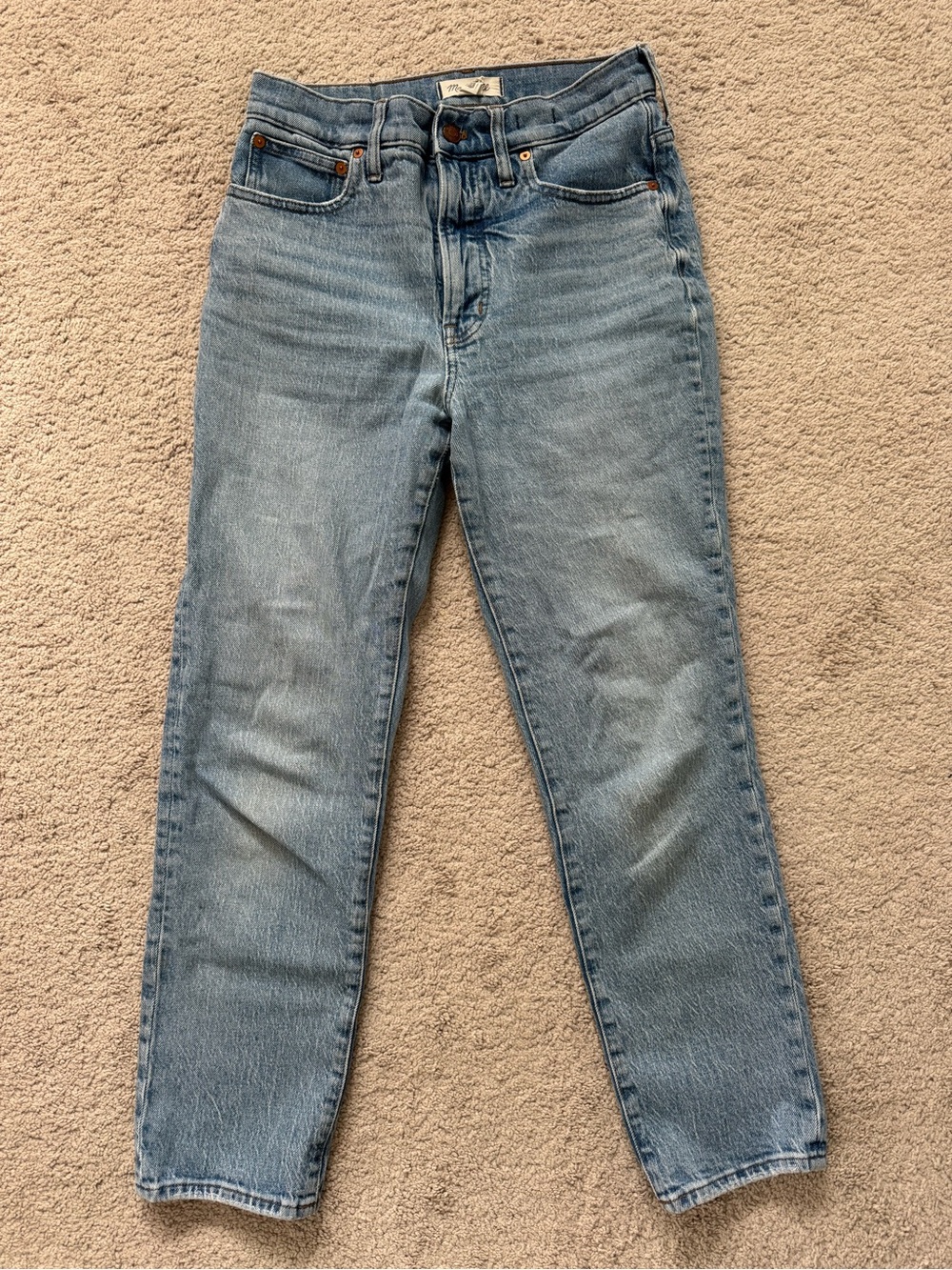 Madewell Light Blue Straight-Leg Women’s Jeans